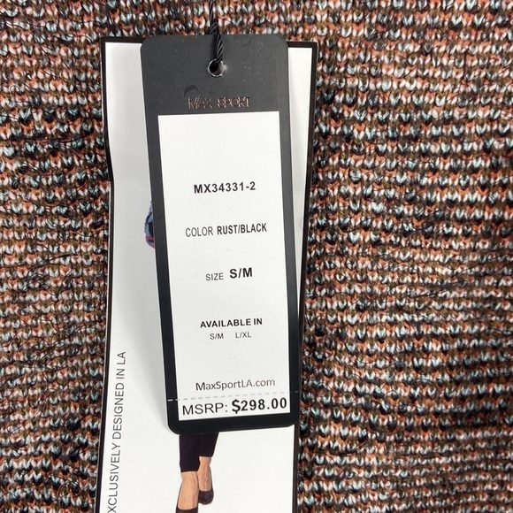 Maxsport Aztec Cocoon Open Front Sweater Size S/M - Picture 5 of 14